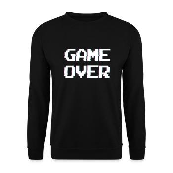 Game Over - Sweat-shirt Unisexe - noir - Devant - Alina (178cm) & Michal (187cm)