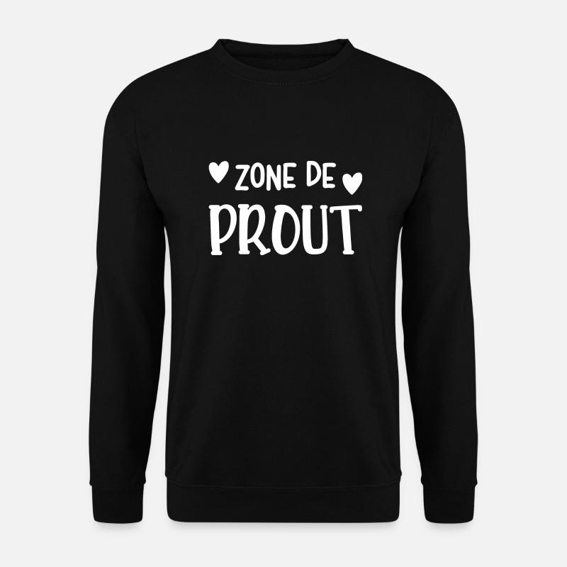 zone de prout - Sweat-shirt Unisexe - noir