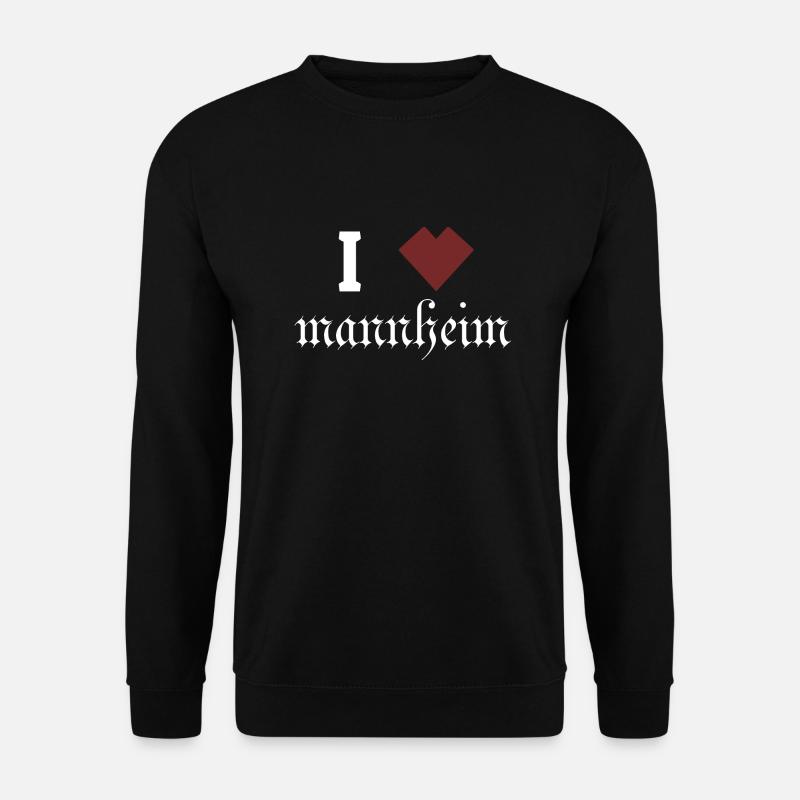 Mannheim Monnem Mannheimat - Unisex Pullover - Schwarz