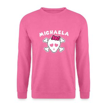 Pirate Michaela Design pour les filles et les femmes - Sweat-shirt Unisexe - rose - Devant