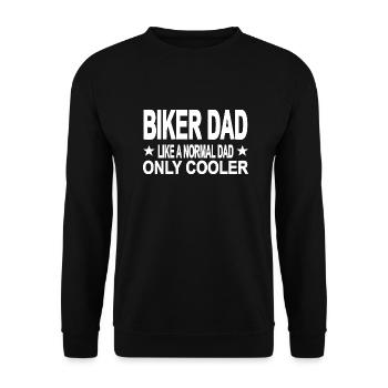Motocyclette - Sweat-shirt Unisexe - noir - Devant - Alina (178cm) & Michal (187cm)