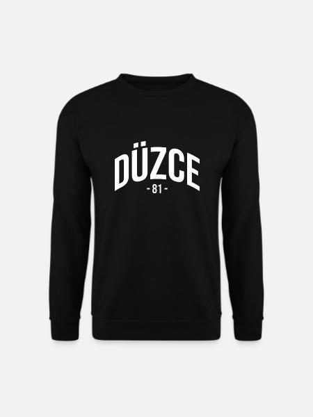 Düzce 81 Türkei Turkiye Geschenk Düzceli TR - Unisex Pullover - Schwarz