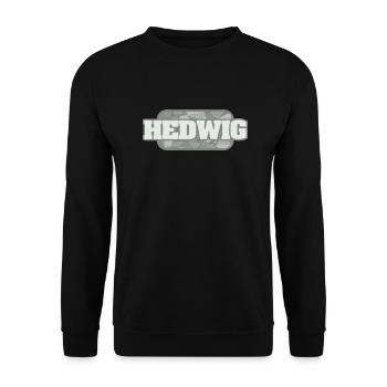 Gift for Hedwig - Unisex Sweatshirt - black - Front - Alina (178cm) & Michal (187cm)