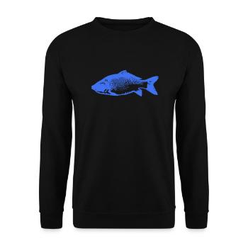 Poissons - Sweat-shirt Unisexe - noir - Devant - Alina (178cm) & Michal (187cm)