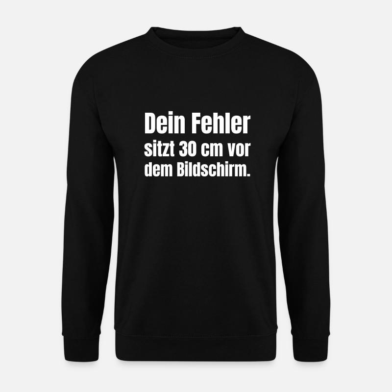 IT Computer Support Beruf - Unisex Pullover - Schwarz