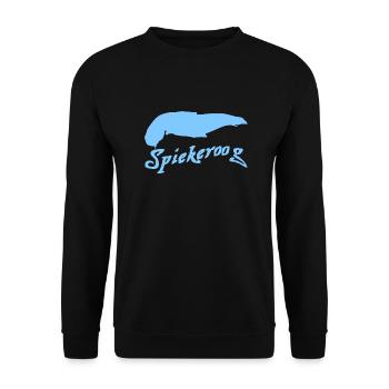 Spiekeroog Tattoo - Unisex Pullover - Schwarz - Vorne - Alina (178cm) & Michal (187cm)