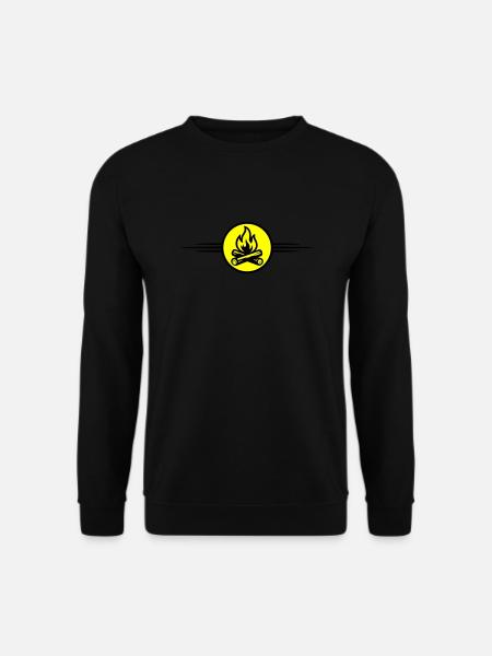 Fire Campfire Icon - Unisex Sweatshirt - black