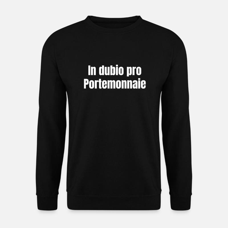 In dubio per wallet - Unisex Sweatshirt - black
