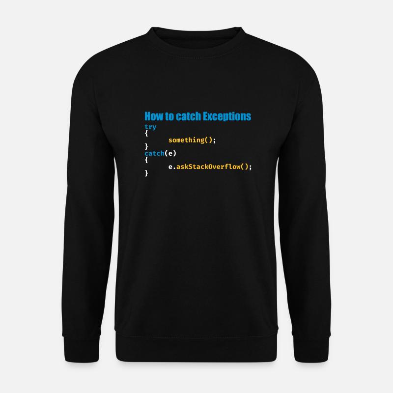 Programmierer, Software, Informatik, Developer - Unisex Pullover - Schwarz