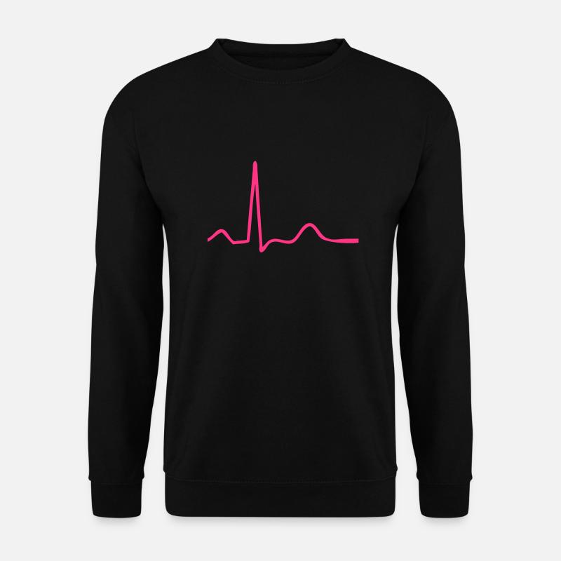 Herzschlag - Unisex Pullover - Schwarz