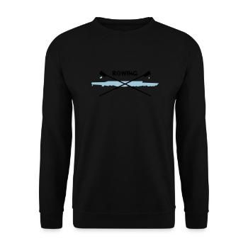 Rowing, Aviron - Sweat-shirt Unisexe - noir - Devant - Alina (178cm) & Michal (187cm)
