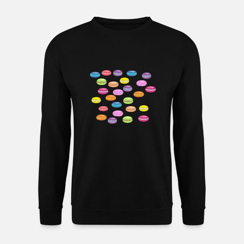 Macarons - Unisex Pullover - Schwarz