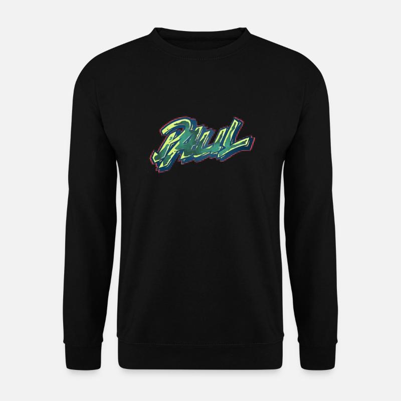 paul graffiti first name - Unisex Sweatshirt - black
