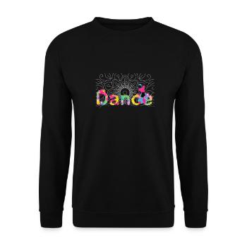 Dance bollywood - Unisex Sweatshirt - black - Front - Alina (178cm) & Michal (187cm)