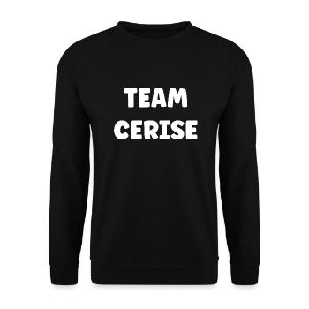 team Cerise - Sweat-shirt Unisexe - noir - Devant - Alina (178cm) & Michal (187cm)