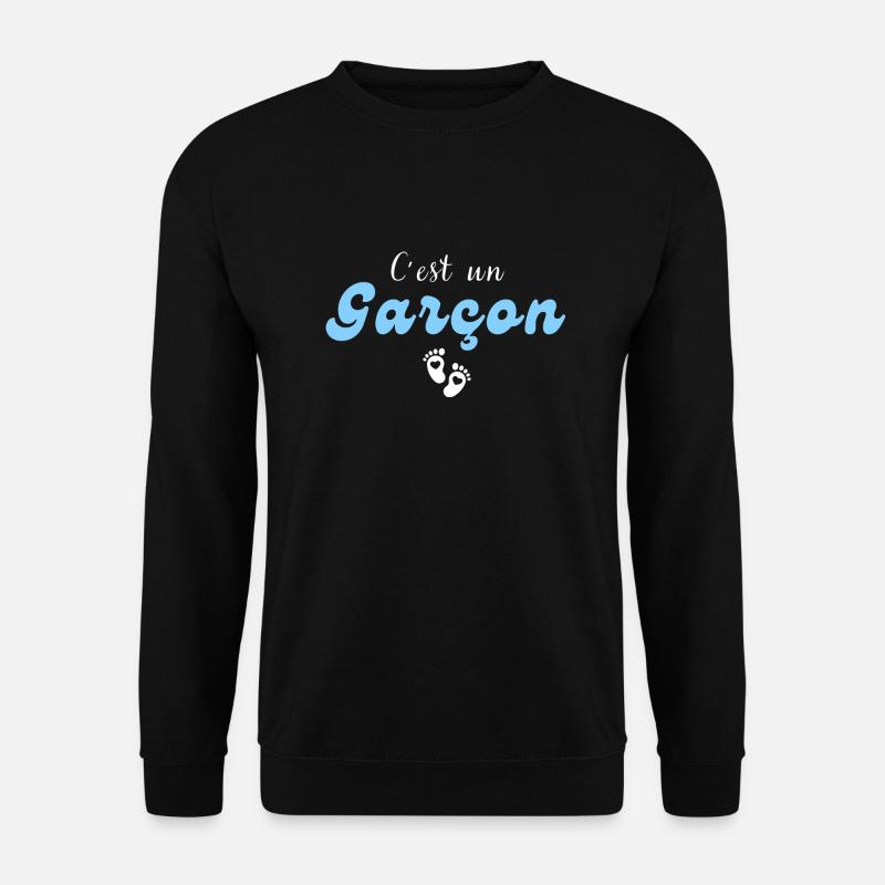 C'est un garçon-annonce grossesse - Sweat-shirt Unisexe - noir