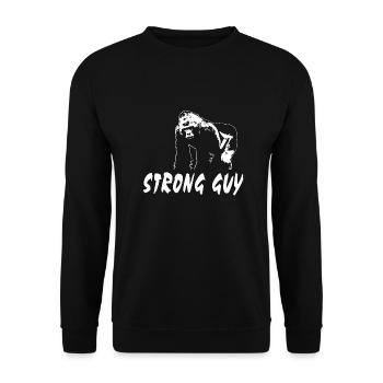 Gorilla - Monkey - Unisex Sweatshirt - black - Front - Alina (178cm) & Michal (187cm)