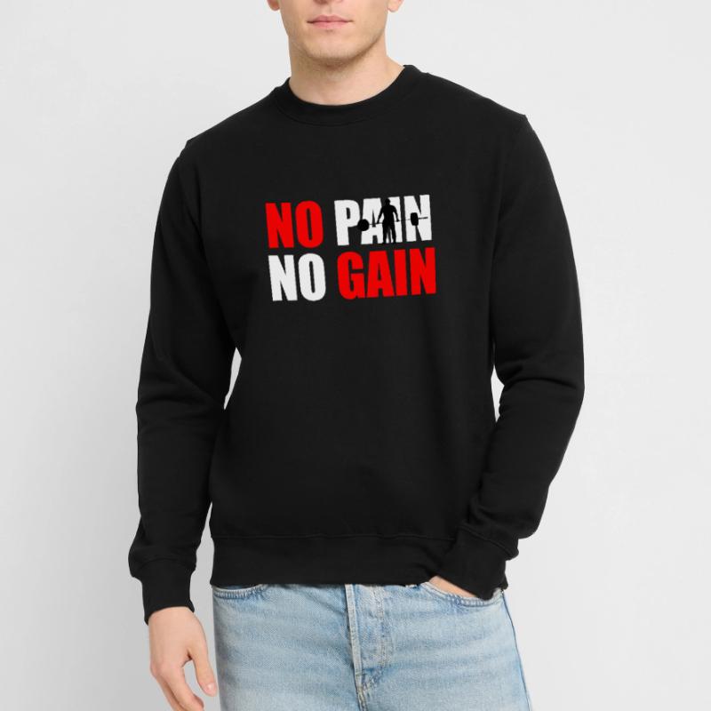 Pas de douleur pas de gain devis Sweat-shirt Unisexe