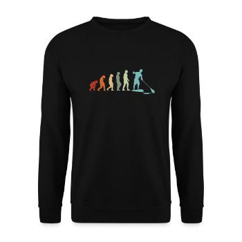 SUP Surf Stand Up Paddle Board SUP - Unisex Pullover - Schwarz - Vorne - Alina (178cm) & Michal (187cm)