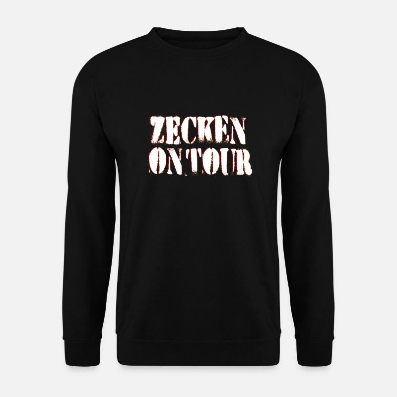 Zecken on Tour - Unisex Pullover - Schwarz