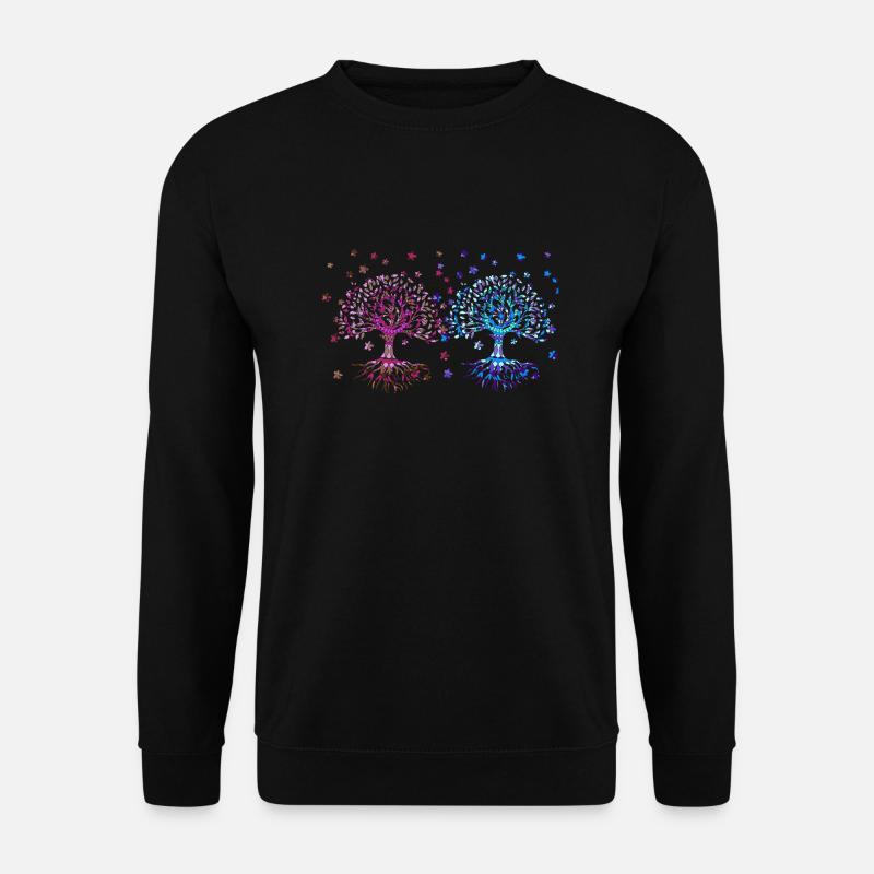 Lebensbaum, Baum des Lebens, Bäume - Unisex Pullover - Schwarz