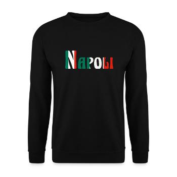 Napoli - Sweat-shirt Unisexe - noir - Devant - Alina (178cm) & Michal (187cm)