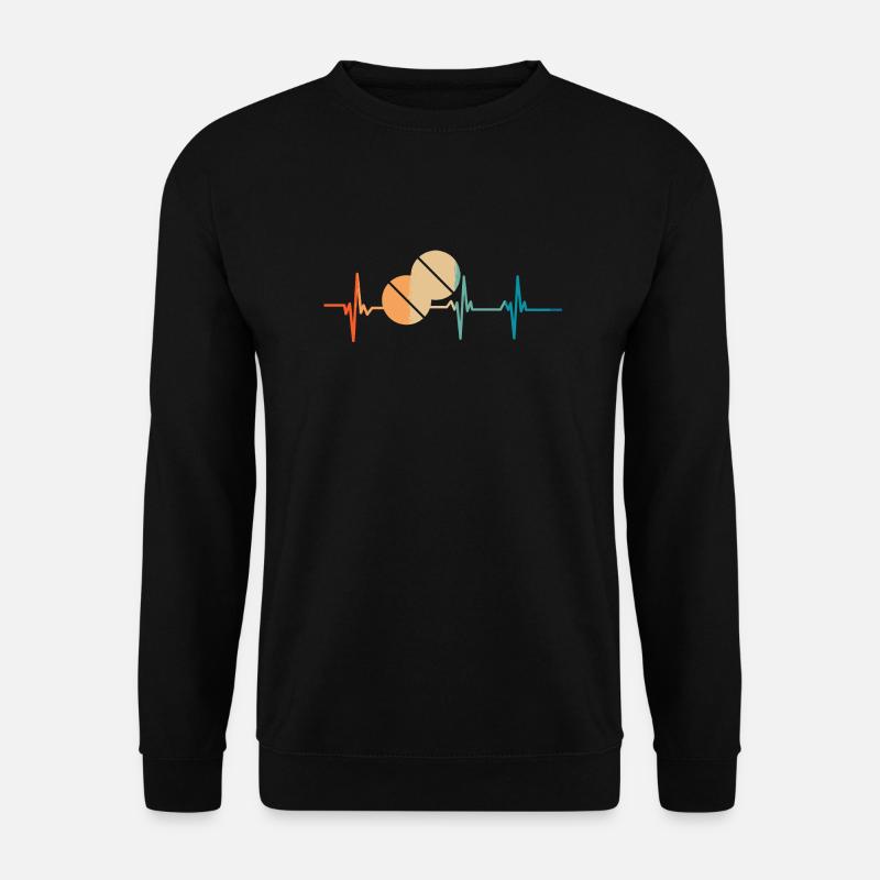 Herzschlag-Medikamente-Pille - Unisex Pullover - Schwarz