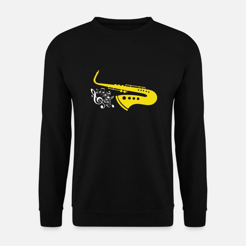 Saxophon Saxophon Saxophon - Unisex Pullover - Schwarz