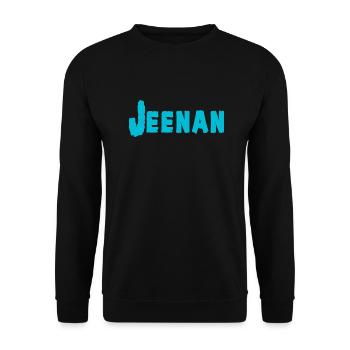 Jeenan - Sweat-shirt Unisexe - noir - Devant - Alina (178cm) & Michal (187cm)