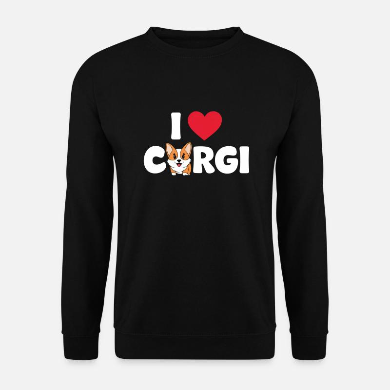 corgi - Sweat-shirt Unisexe - noir