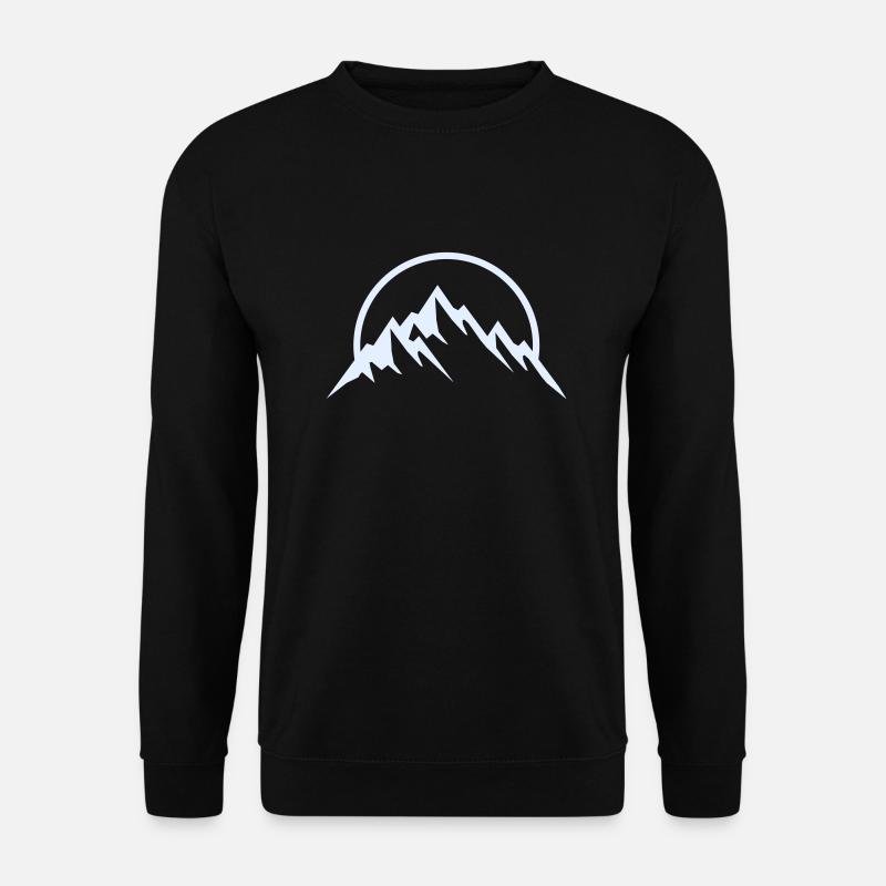 berge - Unisex Pullover - Schwarz