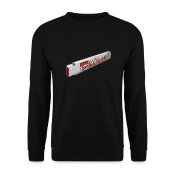 Zollstock 2 - Unisex Pullover - Schwarz - Vorne - Alina (178cm) & Michal (187cm)