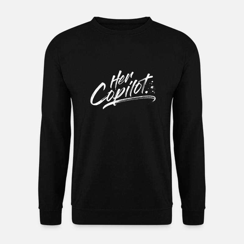 Her Copilot - Unisex Sweatshirt - black