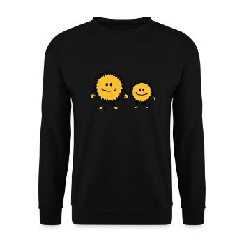 monsters - Unisex Pullover - Schwarz - Vorne - Alina (178cm) & Michal (187cm)
