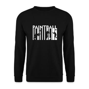 Paintball - Unisex Pullover - Schwarz - Vorne - Alina (178cm) & Michal (187cm)