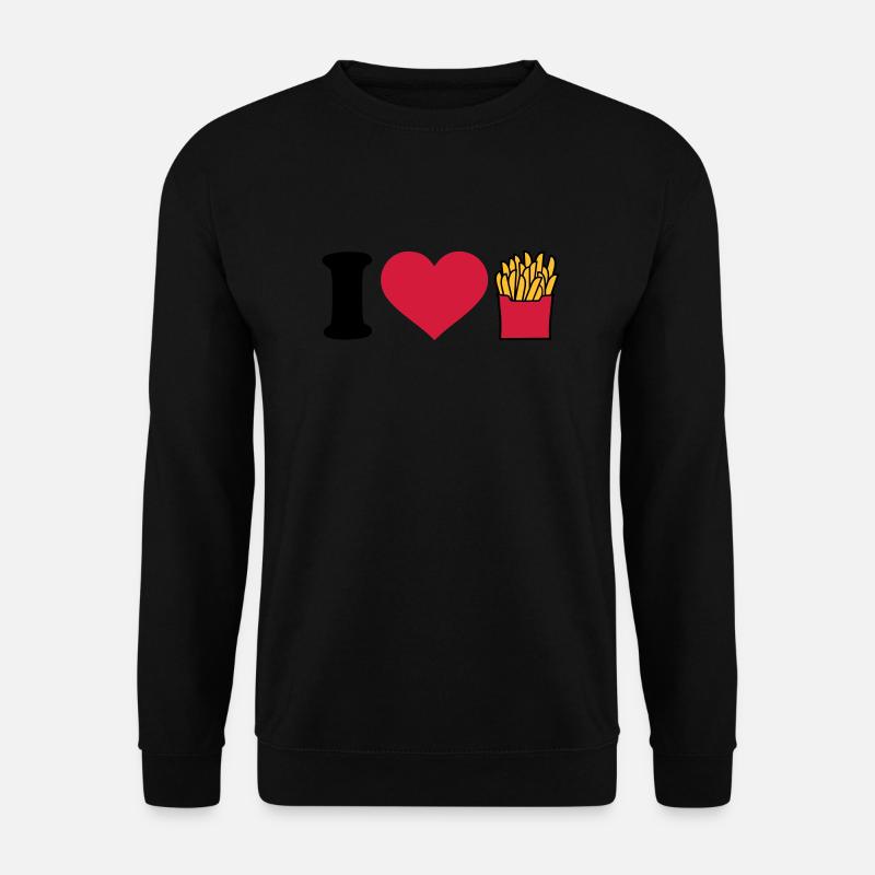 Pommes - Unisex Pullover - Schwarz