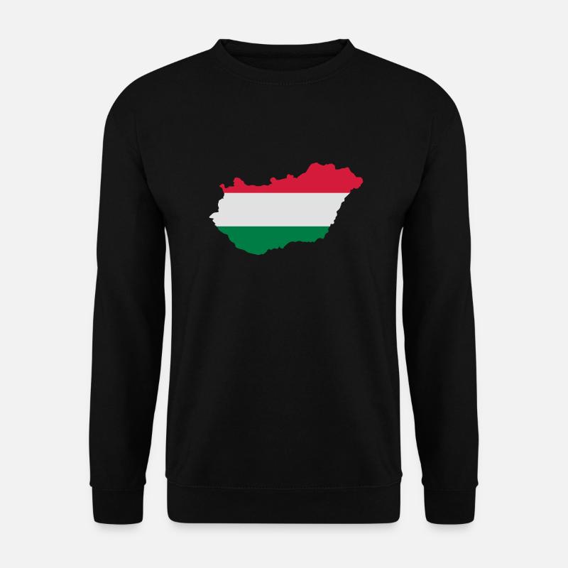 Ungarn - Unisex Pullover - Schwarz