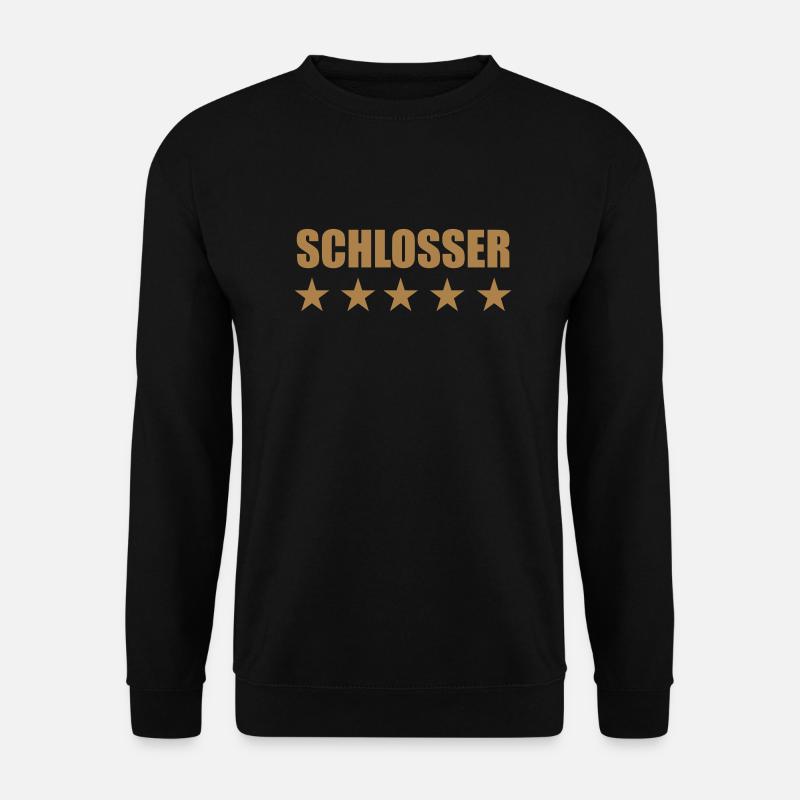 Schlosser / Schloss / Arbeit / Job - Unisex Pullover - Schwarz
