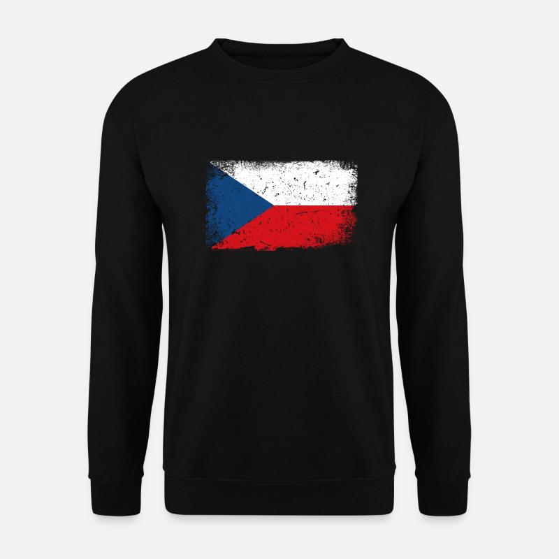 Czech Republic flag - Unisex Sweatshirt - black
