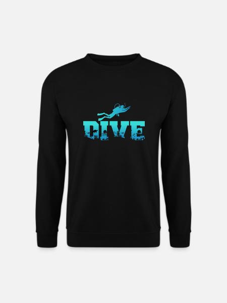 Tauchen Tauchsport Design Für Hobby und Profitauch - Unisex Pullover - Schwarz