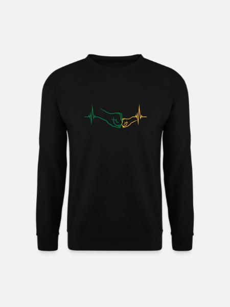 Child Fists Pulse - Unisex Sweatshirt - black