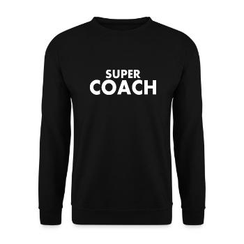Coach - Unisex Sweatshirt - black - Front - Alina (178cm) & Michal (187cm)