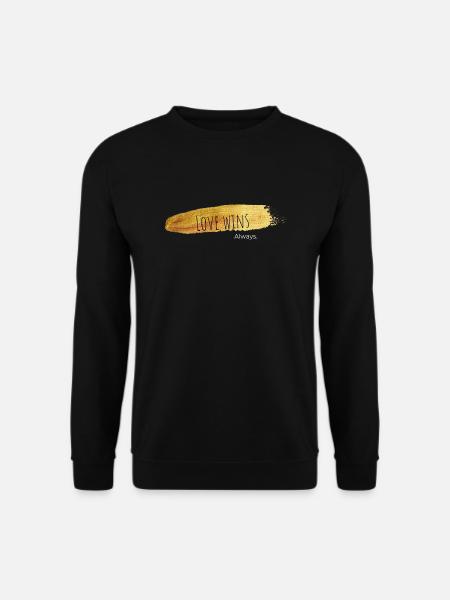 Love Always Wins - Unisex Pullover - Schwarz