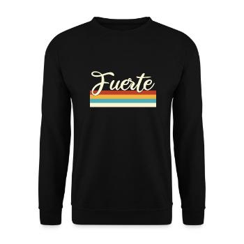 Fuerteventura - Fuerte - Canary Islands - Spain - Island - Unisex Sweatshirt - black - Front - Alina (178cm) & Michal (187cm)
