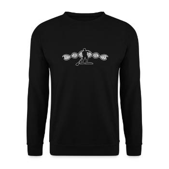 Stand up paddlers Stand Up Paddle Stand up paddle Surf - Sweat-shirt Unisexe - noir - Devant - Alina (178cm) & Michal (187cm)