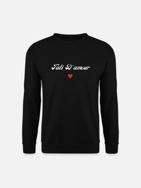 tati d'amour - Sweat-shirt Unisexe - noir