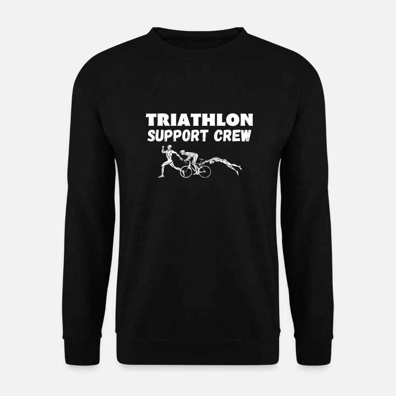 Triathlon Support Crew - Unisex Pullover - Schwarz