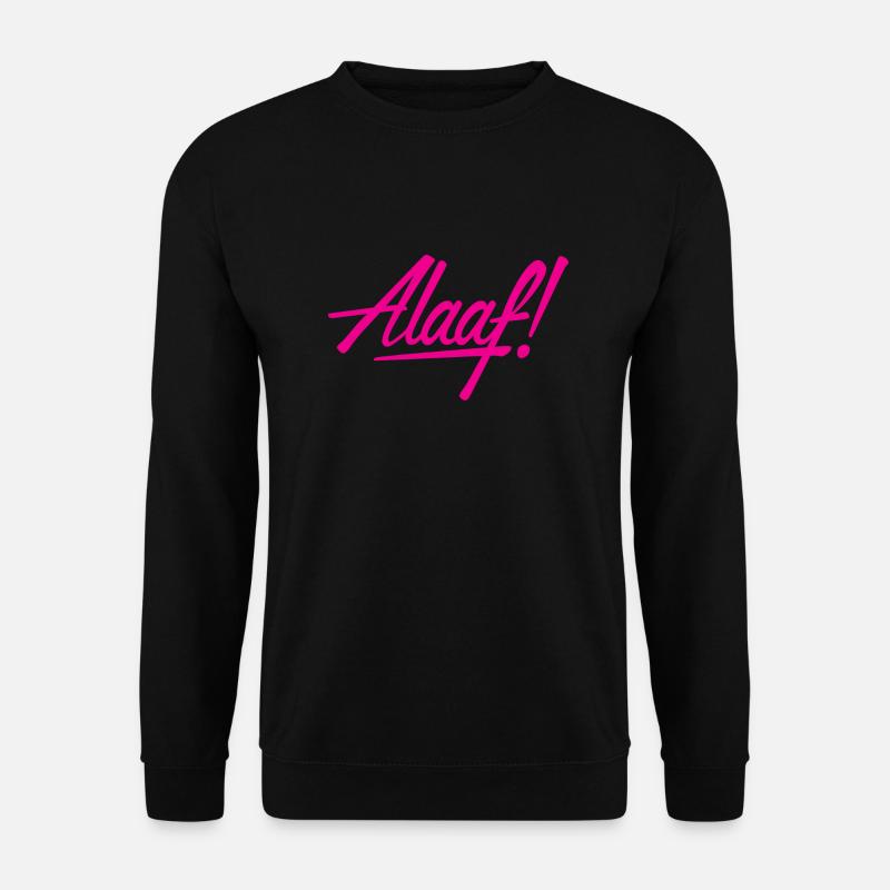 Alaaf! Design rosa - Unisex Pullover - Schwarz