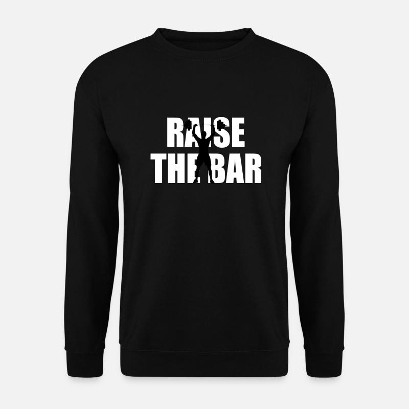 Raise the bar logo - Unisex Sweatshirt - black