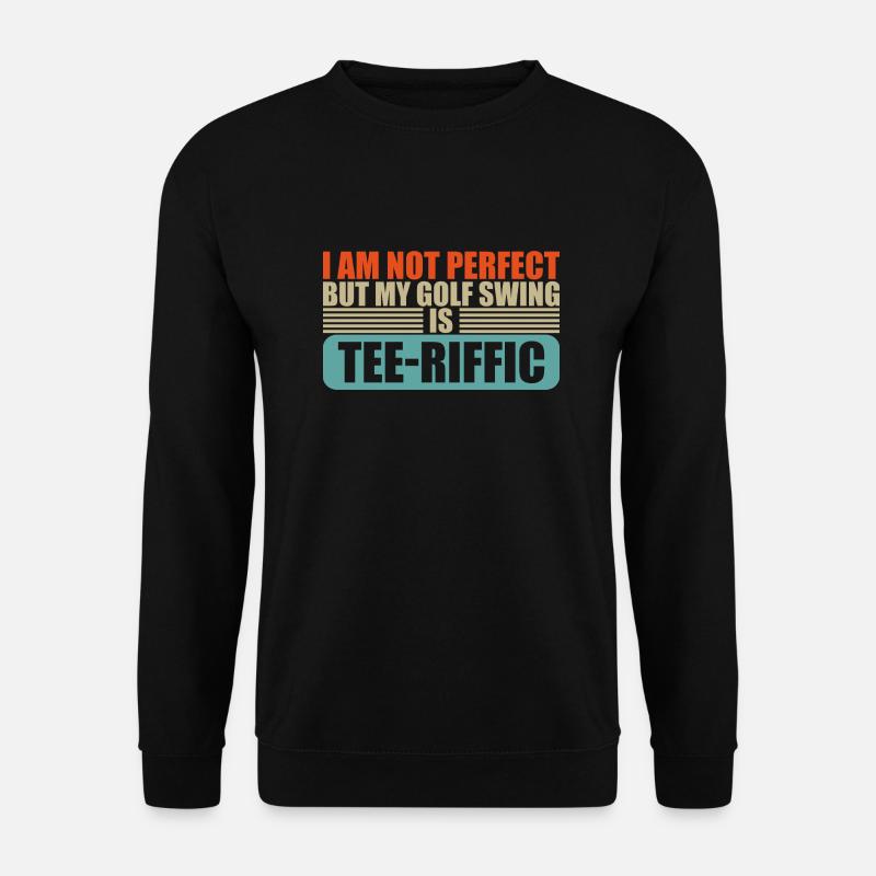 Golf Player Tee-Riffic Golf Swing - Unisex Sweatshirt - black